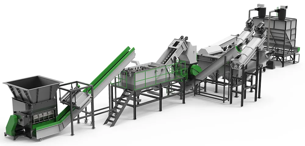 خط شستشوی ضایعات پلاستیک