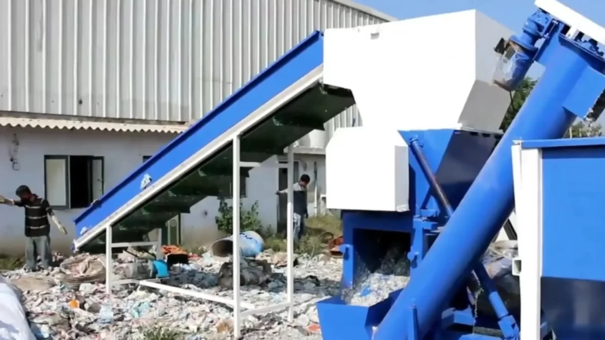 خط شستشوی ضایعات پلاستیک